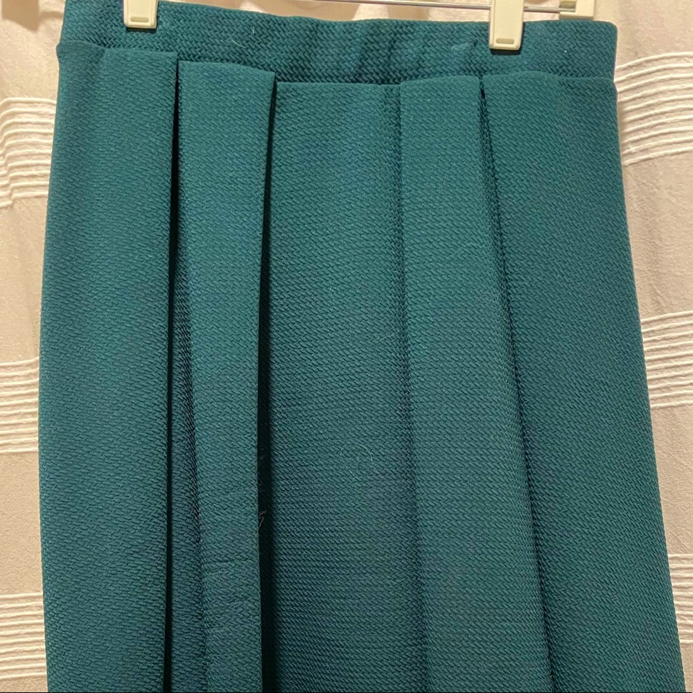Le Lis teal green long skirt